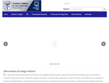 Tablet Screenshot of colegiohebreo.cl